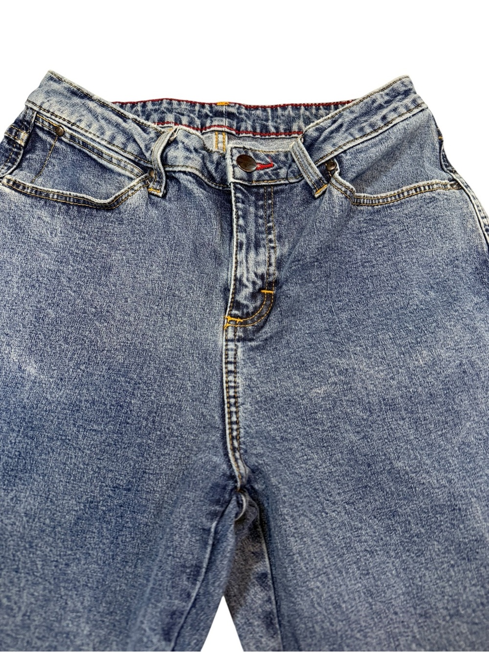 Wrangler Vintage Straight Leg Jeans High Rise Medium Wash Size 5/6 x 30 - Picture 7 of 12